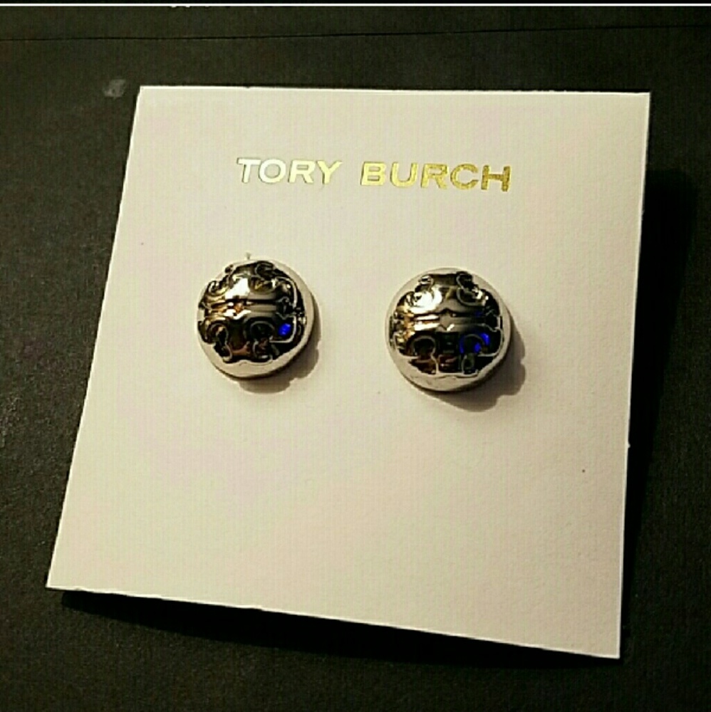 Tory Burch dome stud earrings - Picture 2 of 3